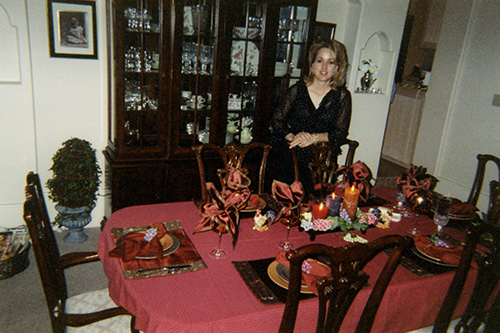 Kelly Thanksgiving table Raleigh Road